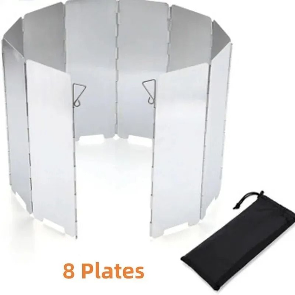 Aluminum Alloy Outdoor Camping Stove Windscreen For Outdoor Cooking 7