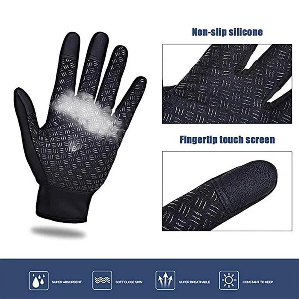 Mens Waterproof Winter Gloves For Riding Driving And Outdoor Use 4