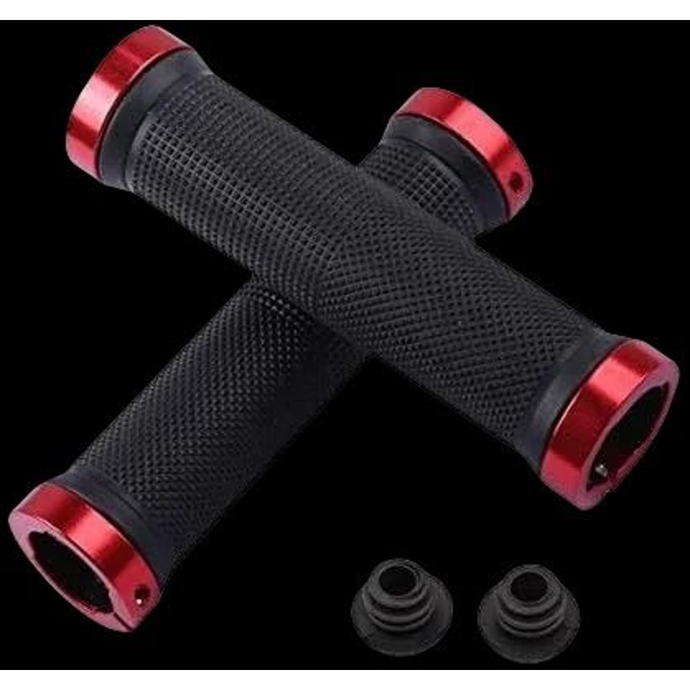 Non Slip Bicycle Handlebar Grips With Double Aluminum Lock 7