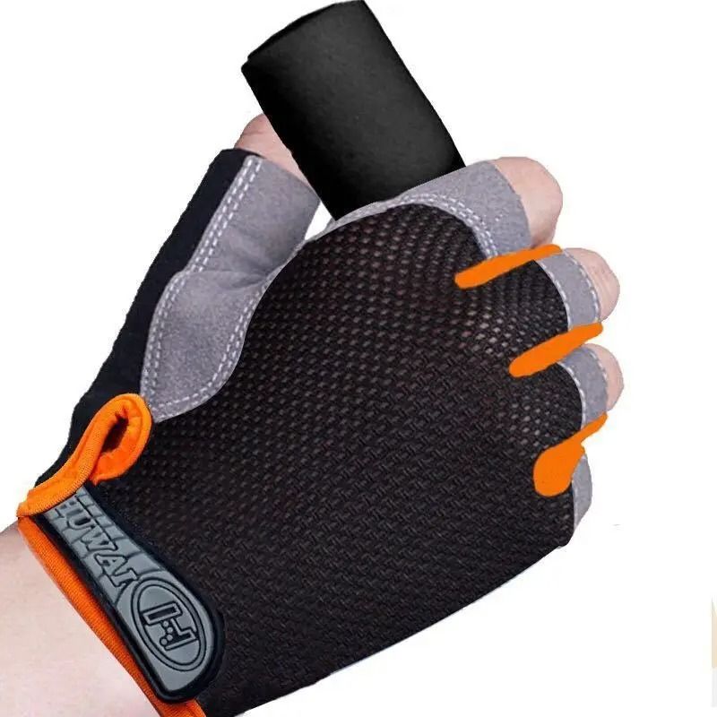Breathable Half Finger Cycling Gloves For Men And Women Sports Use 3