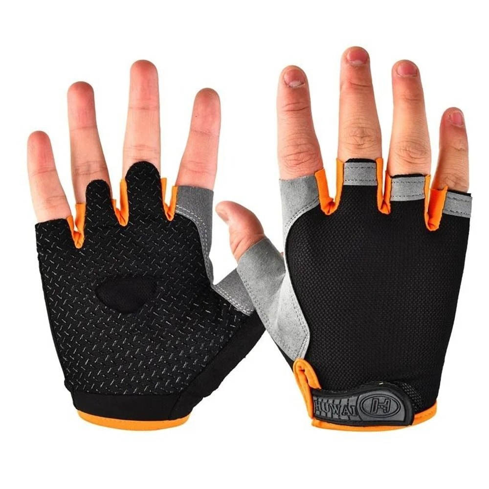 Breathable Half Finger Cycling Gloves For Men And Women Sports Use 5