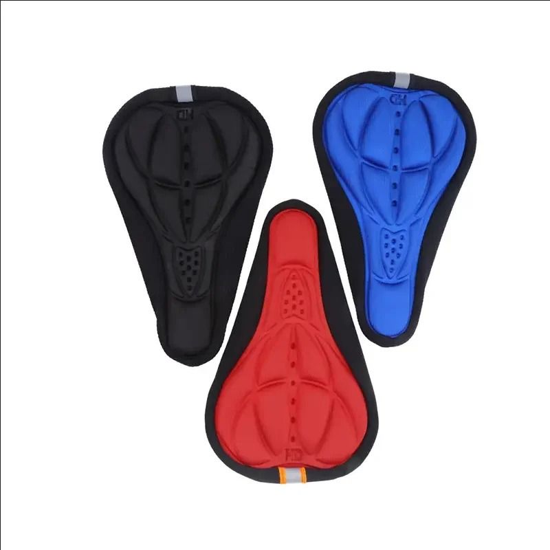 Soft 3D Padded Cycling Saddle Seat Cover Cushion For Comfortable Riding 3