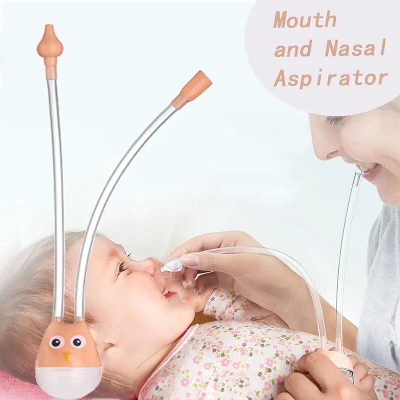 Baby Nasal Aspirator Mouth Suction Cleaner For Gentle Infant Booger Removal 0
