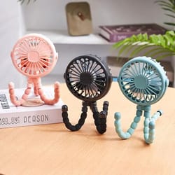 usb rechargeable portable mini fan for stroller and student use