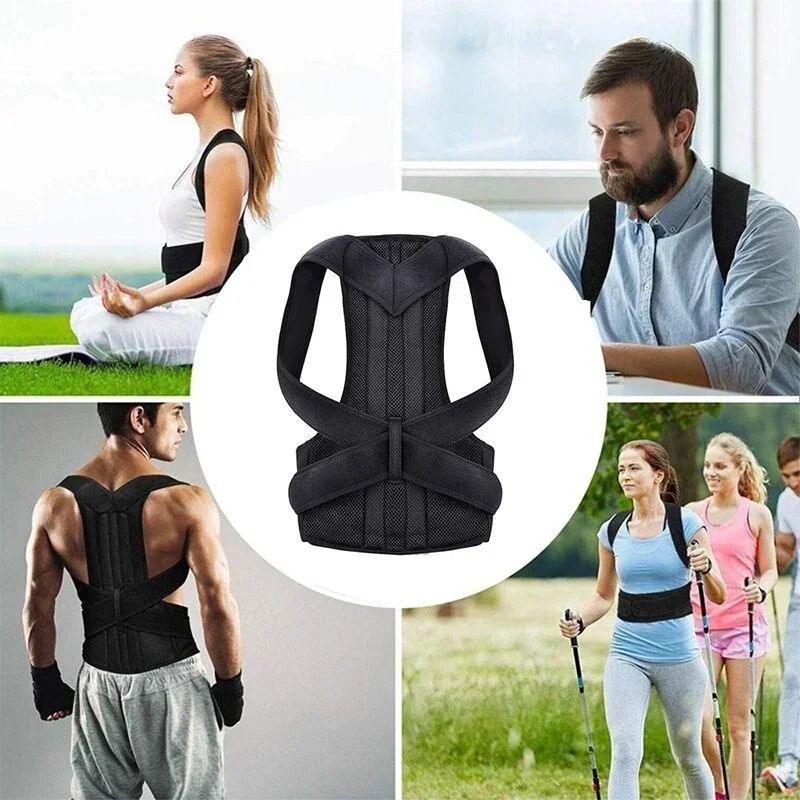 Adjustable Back Posture Corrector Vest With Lumbar And Shoulder Support 1