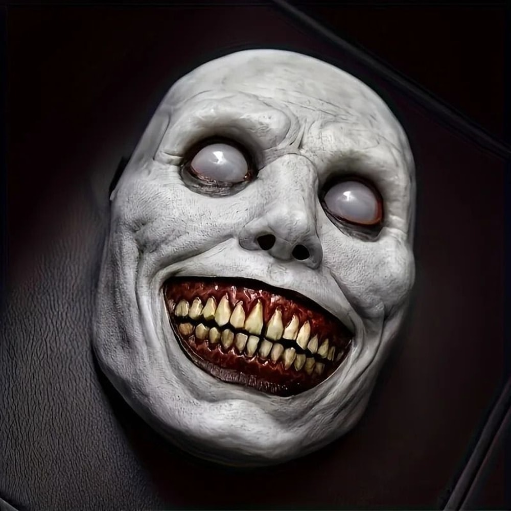 Christmas Scary Zombie And Clown Dual Face Costume Mask 1