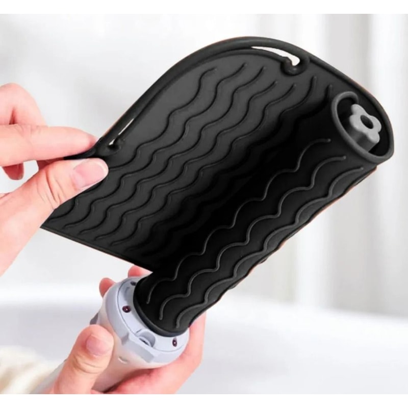 Heat Resistant Silicone Mat For Hair Tools And Countertop Protection 9