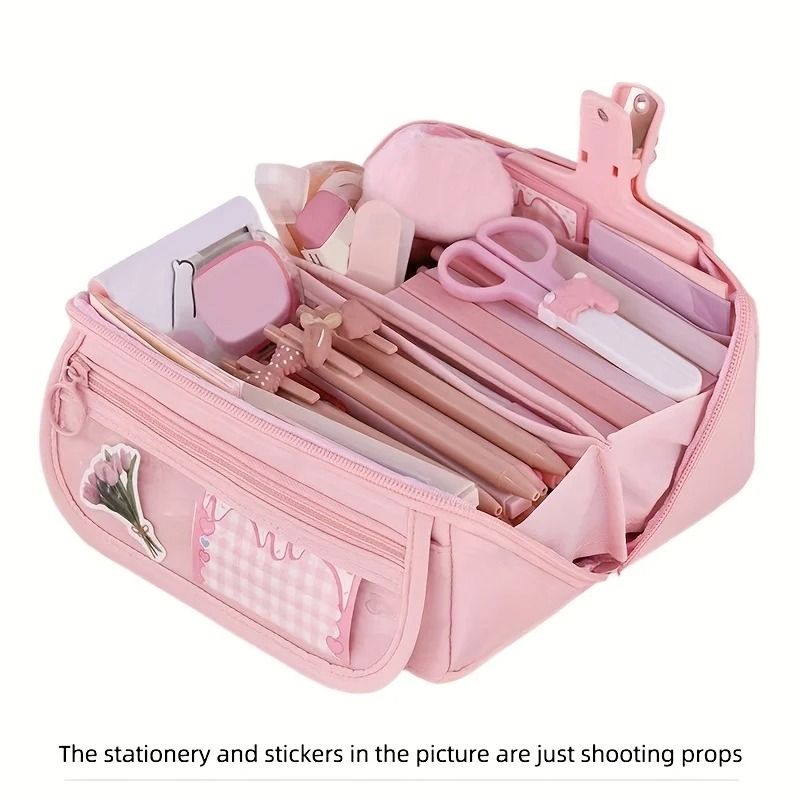 Large Capacity Pencil Case Organizer For School And Office Supplies 6