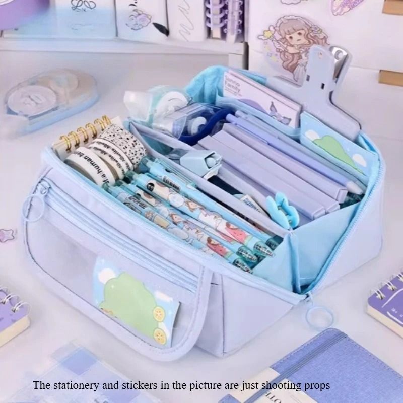 Large Capacity Pencil Case Organizer For School And Office Supplies 7