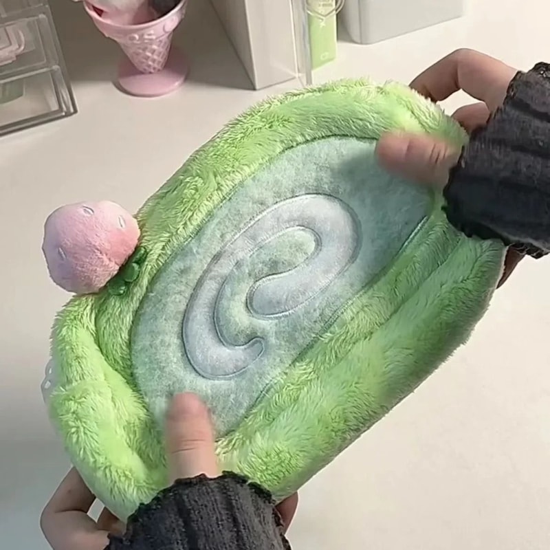 Large Plush Pencil Case Organizer For Stationery Storage 1