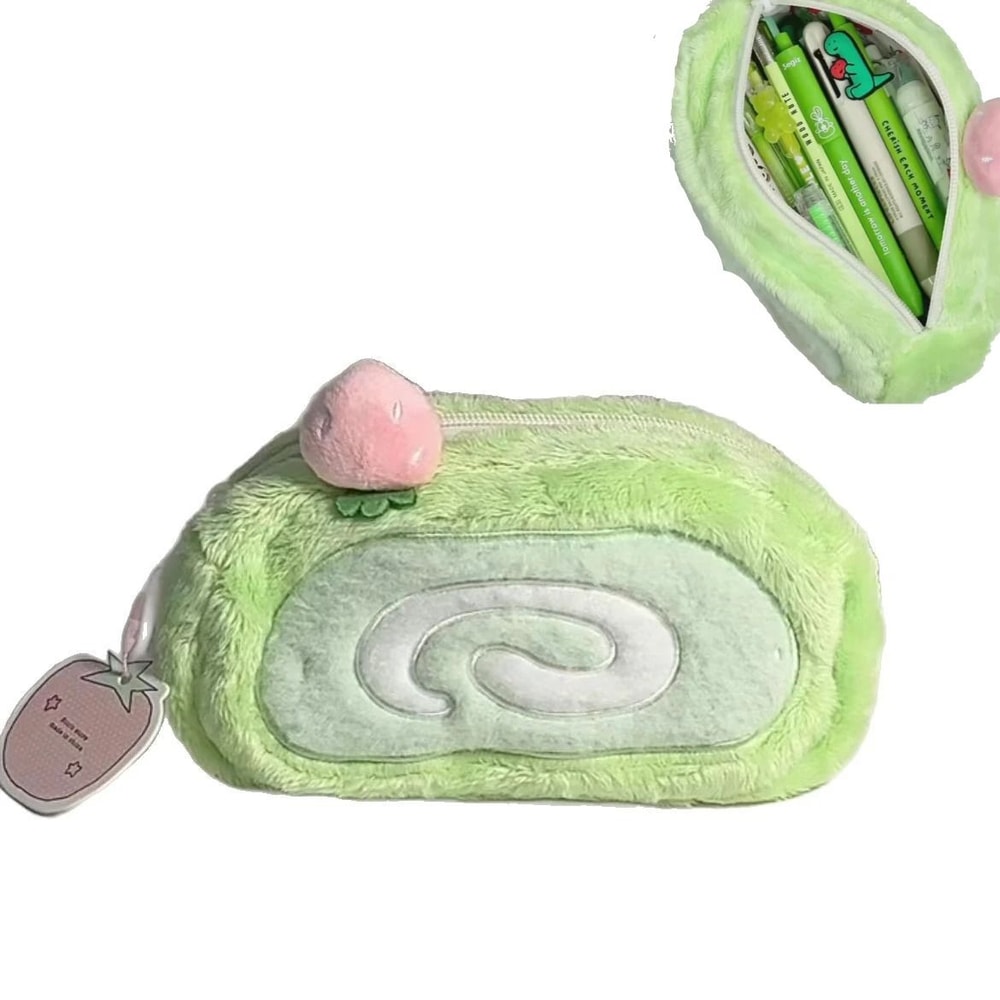 Large Plush Pencil Case Organizer For Stationery Storage 3