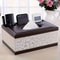 Elegant Faux Leather Tissue Box Cover With Remote Holder And Organizer 0