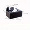 Elegant Faux Leather Tissue Box Cover With Remote Holder And Organizer 2