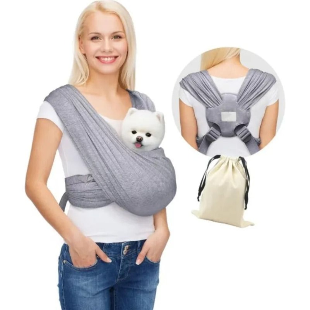 Adjustable Front Facing Dog And Cat Carrier Sling Bag 0