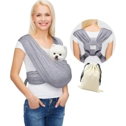adjustable front facing dog and cat carrier sling bag