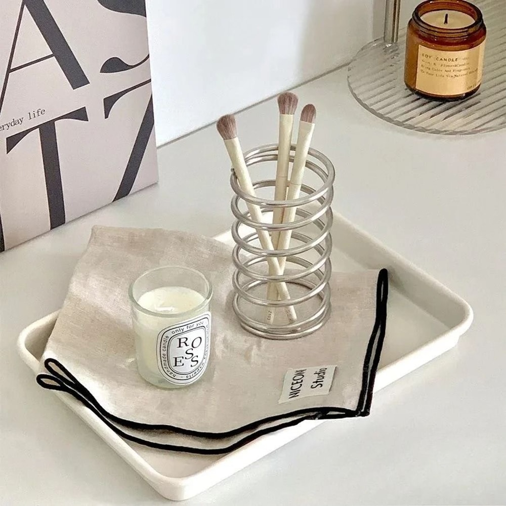 Stainless Steel Toothbrush And Bathroom Accessory Holder Rack 0