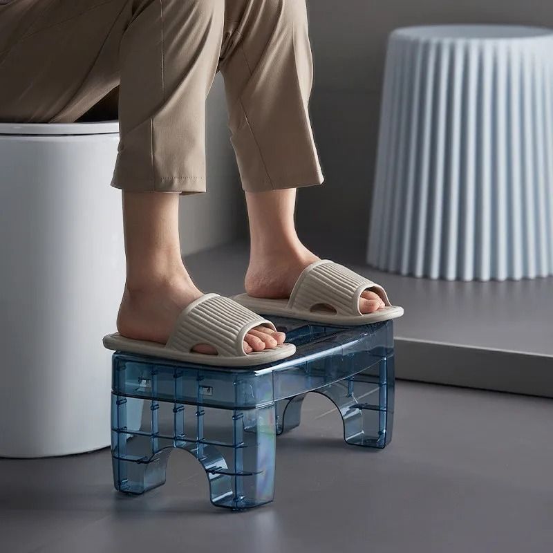 Ergonomic Toilet Squatting Stool With Two Step Levels For Better Posture 1