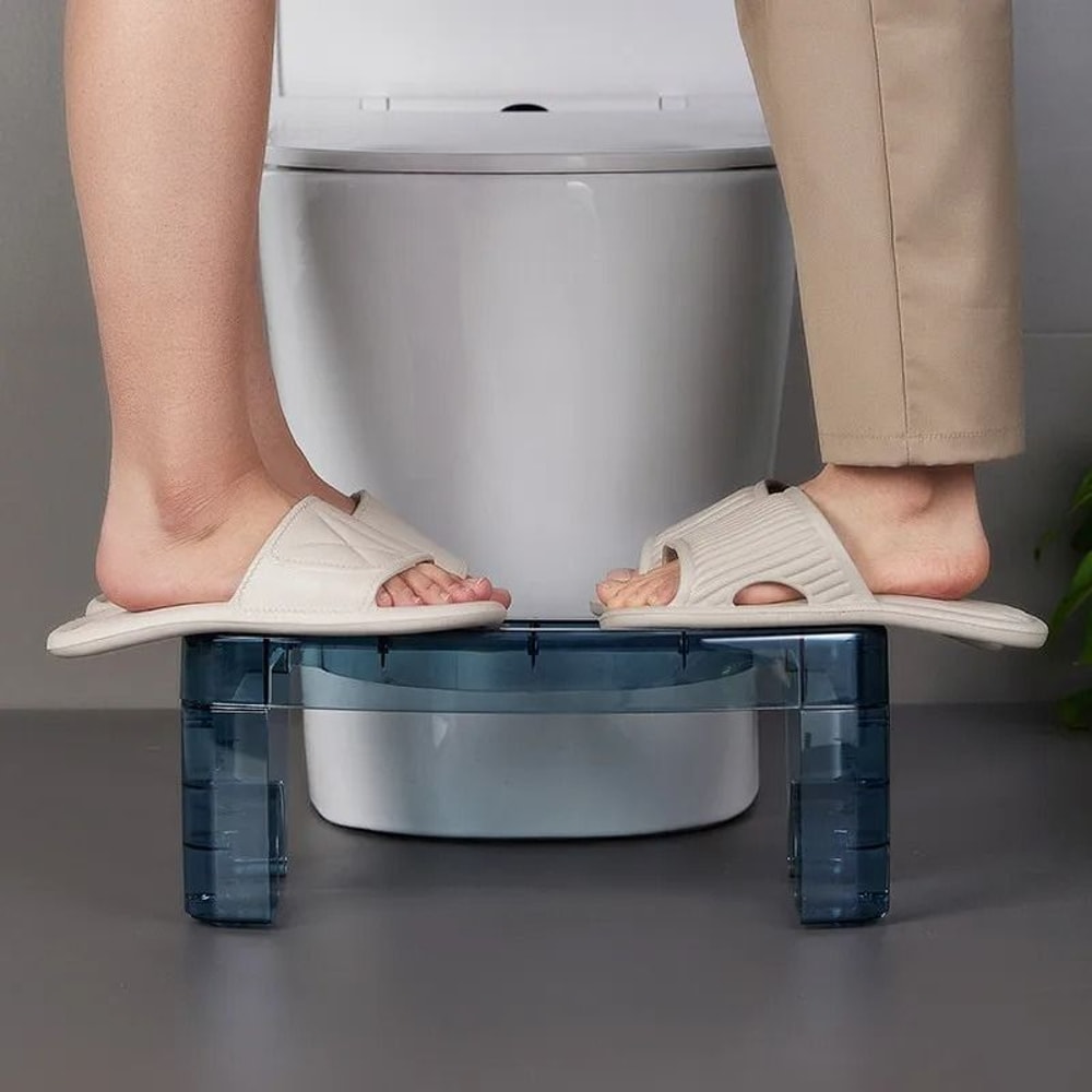 Ergonomic Toilet Squatting Stool With Two Step Levels For Better Posture 2
