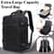 Vacuum Compression Travel Backpack With Pump For Space Saving Packing 0