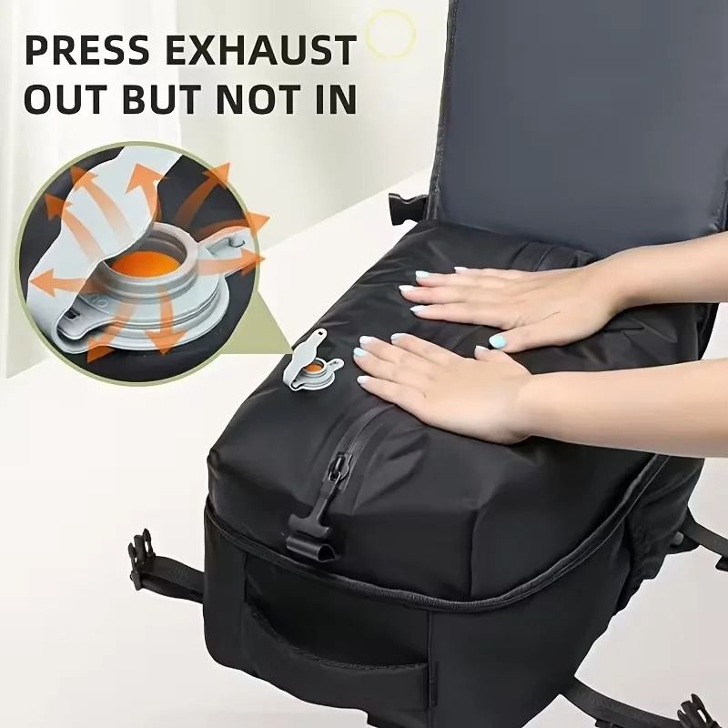 Vacuum Compression Travel Backpack With Pump For Space Saving Packing 2