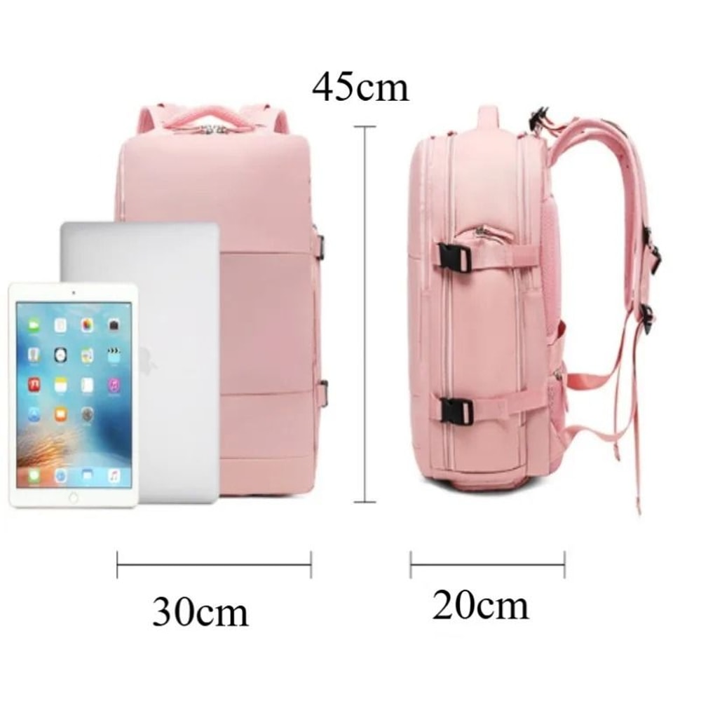 Vacuum Compression Travel Backpack With Pump For Space Saving Packing 5