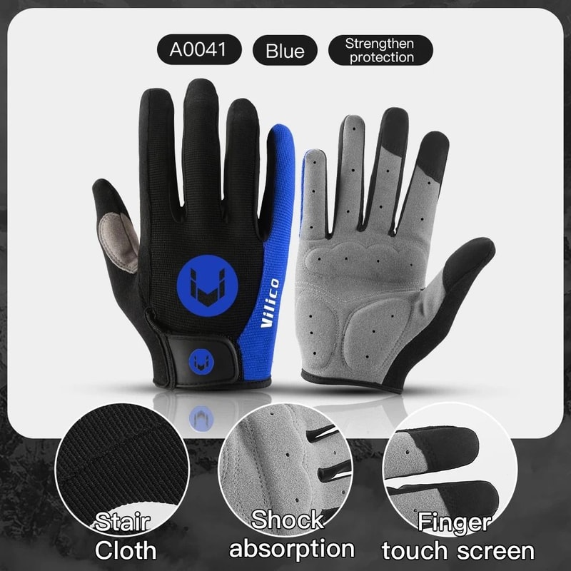 Autumn Winter Cycling Gloves With Touch Screen And Shock Protection 6