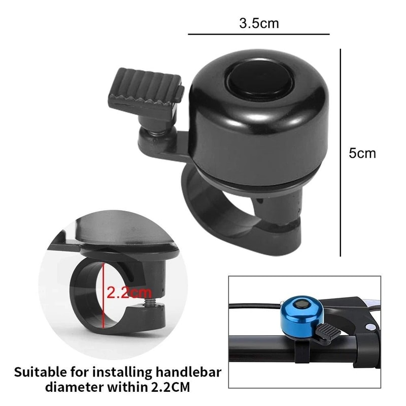 Aluminum Alloy Bicycle Bell For Mountain And Road Cycling Safety 2