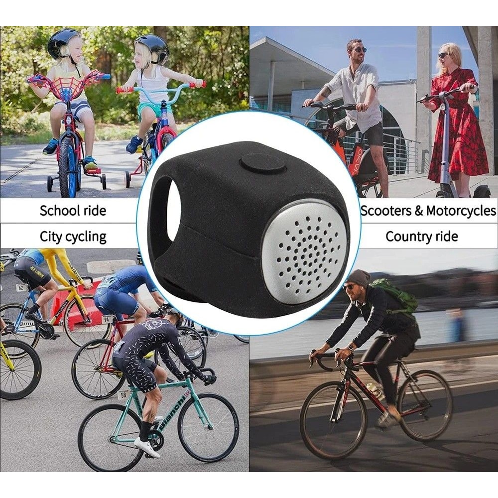 Electric Bicycle Bell With Three Sound Modes For Safe Riding 5