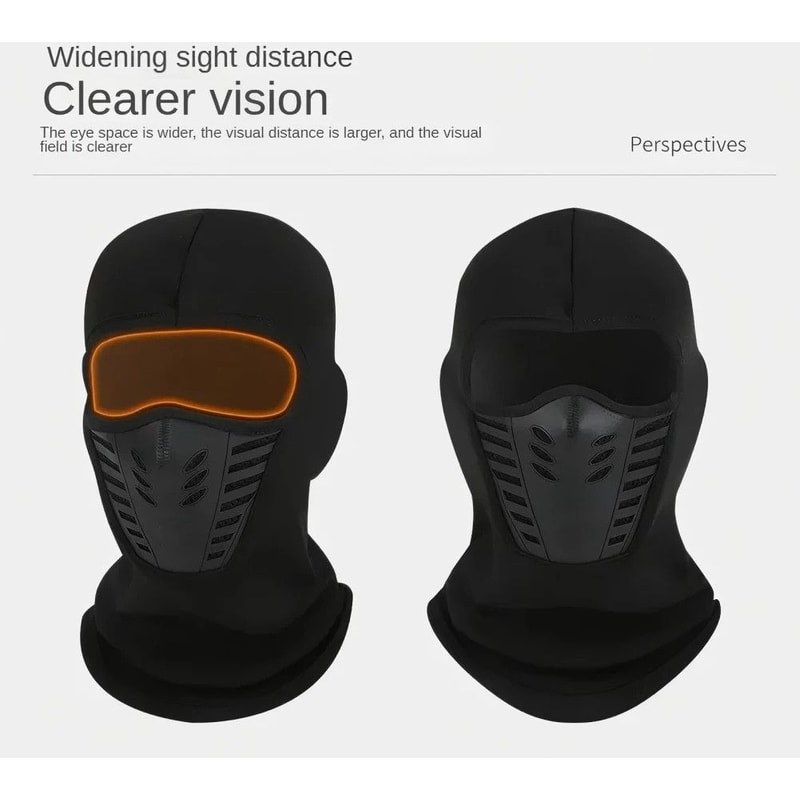 Winter Thermal Motorcycle Balaclava Mask For Warm Windproof Outdoor Riding 2