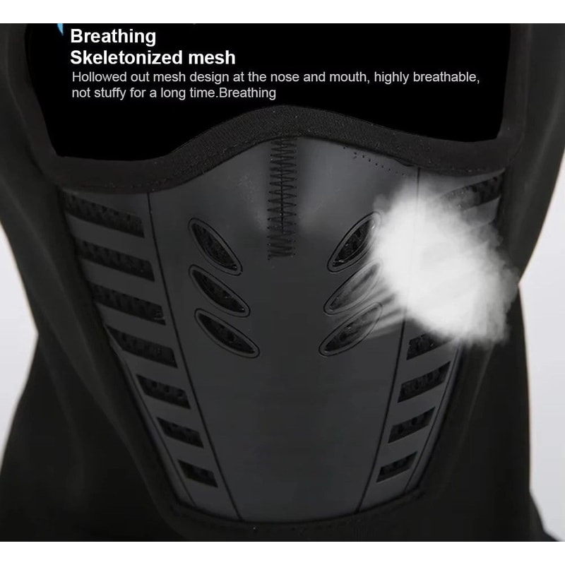 Winter Thermal Motorcycle Balaclava Mask For Warm Windproof Outdoor Riding 4