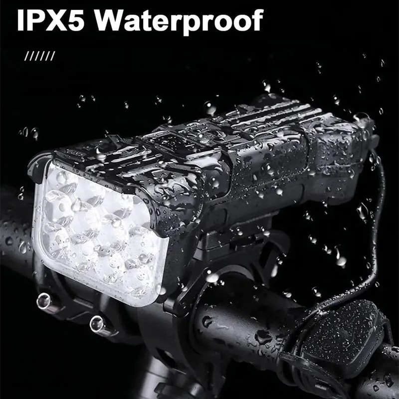 Rechargeable Bicycle Headlight With Horn For Night Riding Safety 4