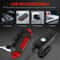 USB Rechargeable Bike Light Set With Front Headlight And Rear Taillight 2