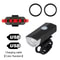 USB Rechargeable Bike Light Set With Front Headlight And Rear Taillight 8