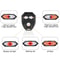 USB Rechargeable Bicycle Turn Signal Rear Light With Wireless Remote 1
