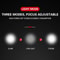 USB Rechargeable Bicycle Front Light With Adjustable Zoom 2