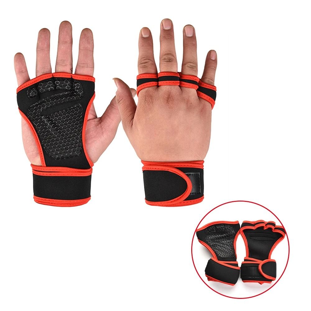 Half Finger Weight Training Gloves With Wrist Support For Fitness And Gym Use 5