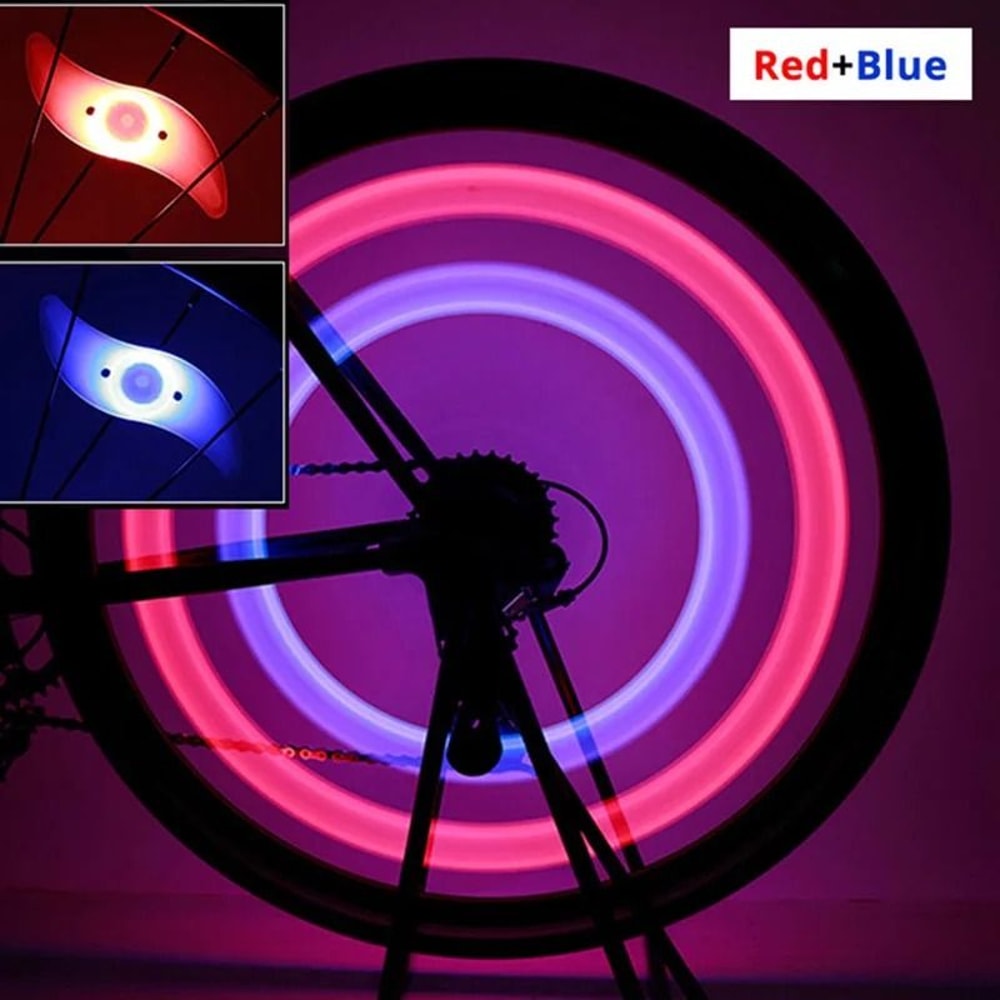 LED Bicycle Spoke Wheel Lights For Safety And Night Riding 9