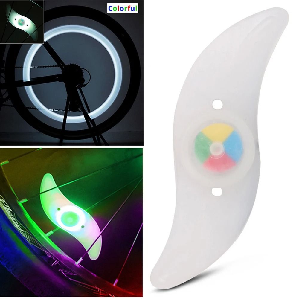 LED Bicycle Spoke Wheel Lights For Safety And Night Riding 4