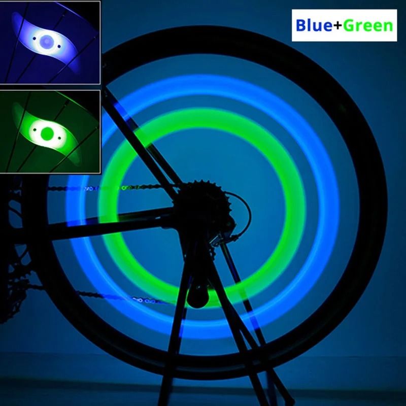 LED Bicycle Spoke Wheel Lights For Safety And Night Riding 8