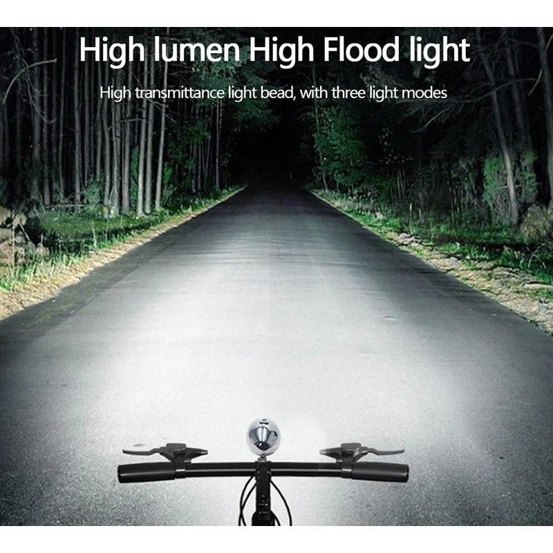 Vintage Style Bicycle Front LED Headlight For Night Riding Safety 4