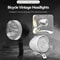 Retro Style USB Rechargeable Bicycle Front Light With Three LED 1