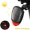 Solar Powered Bicycle Rear Taillights With LED Safety Warning 6