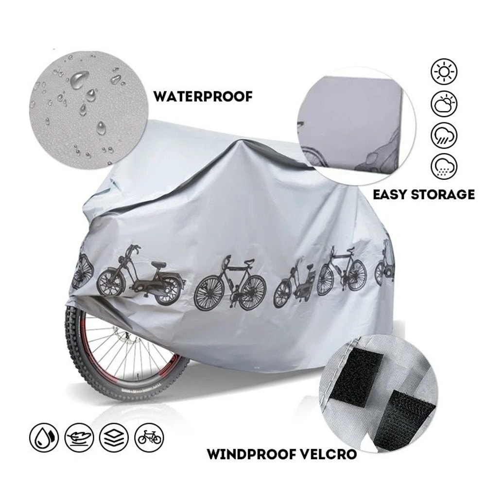 Waterproof Outdoor Bicycle Cover For Dustproof UV Protection 0