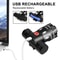USB Rechargeable Bicycle Front Light With Adjustable Zoom And Waterproof Design 3