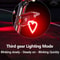 Solar Powered Bicycle Rear Tail Light With Smart Sensor For Night Riding 2