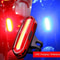 USB Rechargeable Bicycle Rear Taillight LED Safety Warning Lamp 0