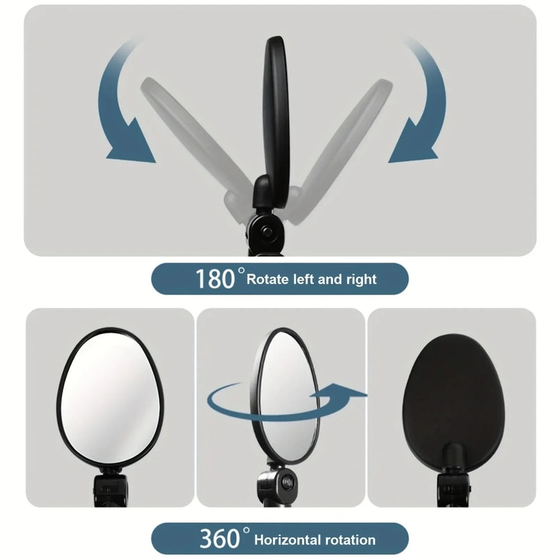 Adjustable 360 Degree Bicycle Rearview Mirror For Cycling Safety 1