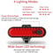 USB Rechargeable Bicycle Rear LED Taillight For Night Riding Safety 1