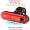 USB Rechargeable Bicycle Rear LED Taillight For Night Riding Safety 2