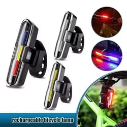 increase your visibility and safety on every ride with this ultra bright usb rechargeable bicycle rear taillight designe